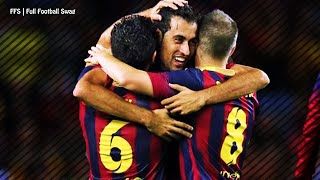 This is why Xavi Iniesta amp Busquets are the Best Midfield Trio Ever  La Masias Finest [upl. by Shepard34]