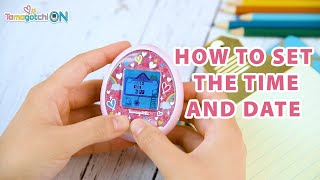 Tamagotchi ON  How to Set the Time and Date [upl. by Llerruj799]