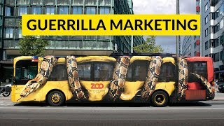 Guerilla Marketing  Unconventional Marketing Strategy  Needs Lot Of Creativity [upl. by Yerg]