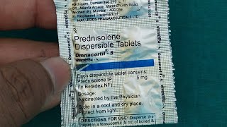 Prednisolone 5mg Tablet Uses In Hindi  Omnacortil 5 tablets aushadhi health [upl. by Zap]