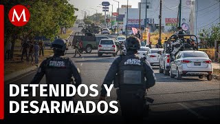 Detienen a cuatro personas y aseguran arsenal en Culiacán Sinaloa [upl. by Fosdick645]