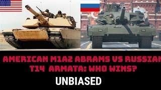 AMERICAN M1A2 ABRAMS vs RUSSIAN T14 ARMATA WHO WINS [upl. by Adnolay]