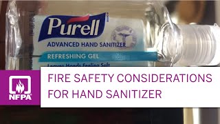 Fire Safety Considerations for Hand Sanitizer [upl. by Etyak889]