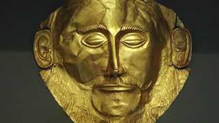 Mask of Agamemnon Mycenae c 15501500 BCE [upl. by Bradlee]