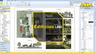 Programa Diseño de Jardines y Paisajismo  Edificius LAND  ACCA software [upl. by Hsak990]