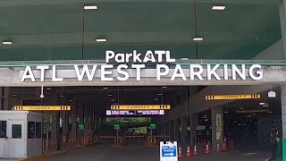 ATL West Parking Deck Atlanta Airport [upl. by Ddal375]