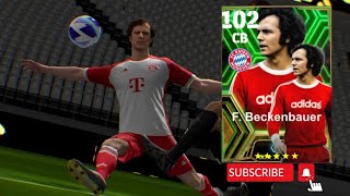 Training Guide for Epic Beckenbauer  Max rating 102  efootball 2024 [upl. by Bowes82]