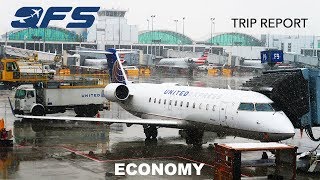 TRIP REPORT  United Express  CRJ 200  White Plains HPN to Chicago ORD  Economy [upl. by Ollie820]