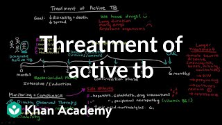 Treatment of Active TB  Infectious diseases  NCLEXRN  Khan Academy [upl. by Standice243]