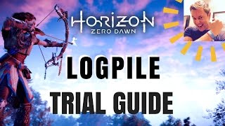 Horizon Zero Dawn  Logpile Trial Guide Nora Hunting Grounds [upl. by Kcirdaed]