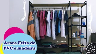 DIY Arara Feita de PVC e madeira [upl. by Eanil]