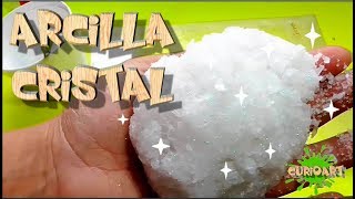 COMO HACER ARCILLA DE CRISTAL PASTA MOLDEABLE QUE BRILLA [upl. by Terrene331]