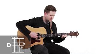 Oceans Where Feet May Fail  Acoustic Guitar Tutorial  Worship Solutions [upl. by Are150]