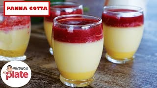 AUTHENTIC PANNA COTTA RECIPE  How to make Strawberry Panna Cotta [upl. by Juxon305]