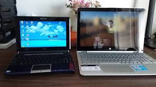 Windows XP vs Windows 10 Restart amp Shutdown Laptop Race [upl. by Zosema202]