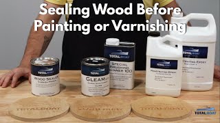 Sealing Wood for Varnish [upl. by Ennairac]