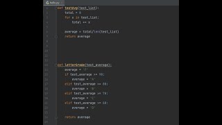 Python  Test Average And Grade [upl. by Alian949]