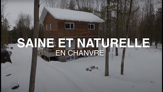 Maison écologique saine et naturelle en chanvre VISITE [upl. by Doherty]