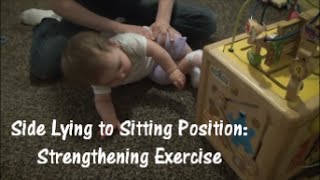 Transitioning from Sitting to Crawling Position [upl. by Nodrog103]