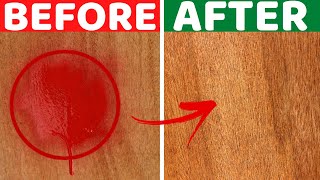 Best Way to Remove Dried Paint from Wood Without chemicals  House keeper [upl. by Aiuqet39]