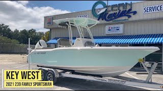 Review of the 2021 Key West 239 Family Sportsman Feature Loaded Family Comfort and Serious Fishing [upl. by Patin]