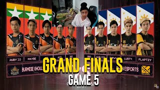 GAME 5 M2 GRAND FINALS  BREN vs BURMESE GHOULS [upl. by Inoj]