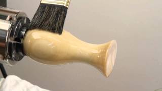 Applying Sanding Sealer Woodturning Howto [upl. by Olpe]