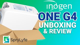 INOGEN ONE G4 Portable Oxygen Concentrator Unboxing amp Review [upl. by Annaicul]