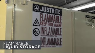 Supervisor Safety Tip Flammable Liquid Storage [upl. by Aihsercal]