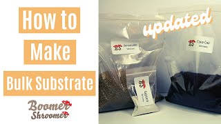 How to Make Easy Bulk Substrate Coco Coir  Vermiculite  Gypsum [upl. by Zilber]