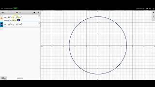 Circles Equation of a Circle Desmos [upl. by Einimod]