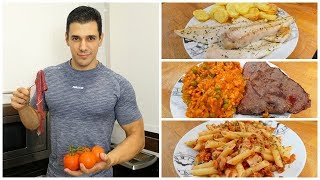 3 COMIDAS SALUDABLES PARA GANAR MASA MUSCULAR [upl. by Ahsakal]