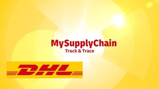 DHL MySupplyChain Track amp Trace [upl. by Anais]