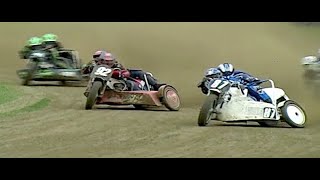 Fantastic Grasstrack 1000cc Sidecar Race [upl. by Trimble694]