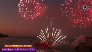 Ensayo Show de Fuegos ARTIFICIALES  VALPARAÍSO desde BARÓN [upl. by Eissel317]