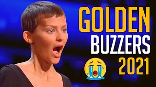 ALL 6 Golden Buzzers on Americas Got Talent 2021 [upl. by Nodnyl]