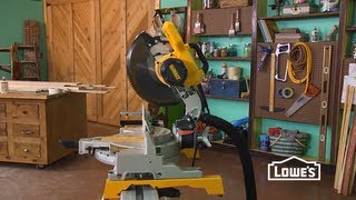 How to Use a Miter Saw [upl. by Waldner]