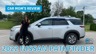 2022 Nissan Pathfinder Cupholders Carseats amp Cargo OH MY  CAR MOM TOUR [upl. by Brittne]