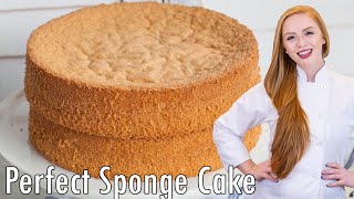 How to Make the PERFECT Sponge Cake EASY NoFail Recipe [upl. by Alley]