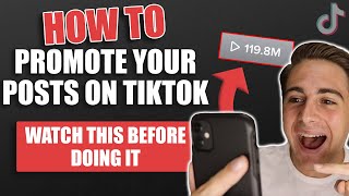 How To Promote Your Posts on TikTok WATCH THIS BEFORE DOING IT [upl. by Ysteb]