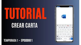 COMO HACER UNA CARTA EN WORD APP DESDE EL CELULAR [upl. by Llertniuq]