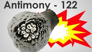 Antimony  THE MOST EXPLOSIVE ELEMENT ON EARTH [upl. by Aihsekram]