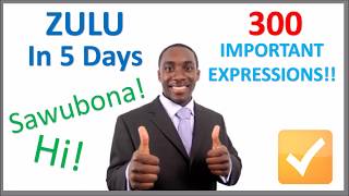 Learn Zulu in 5 Days  Conversation for Beginners [upl. by Darius]