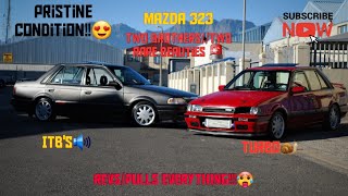 Turbo  NA Mazda 323s🛸 A brothers dream [upl. by Anabella42]