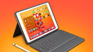 iPad 102quot Logitech Rugged Folio  Keyboard Case Review [upl. by Odareg798]