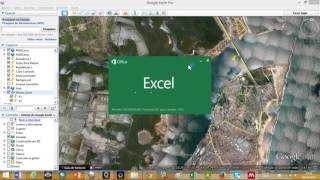 Google Earth Exportando coordenadas para o Excel [upl. by Nerraf]