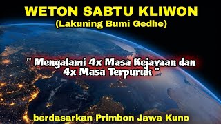 Primbon Jawa  Weton Sabtu Kliwon [upl. by Sac]