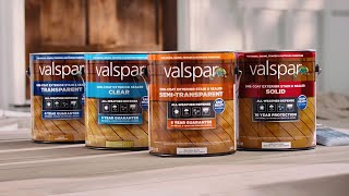 Valspar Exterior Stain amp Sealer [upl. by Janetta316]