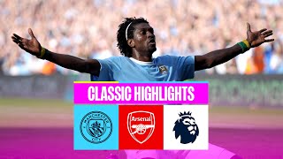 Classic Highlights  Man City 42 Arsenal  ADEBAYOR SCORES [upl. by Wynne]