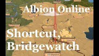 Albion Online  Caerleon to Bridgewatch fast almost safely [upl. by Annaerb268]